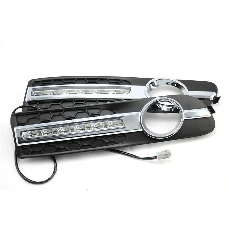 

2Pcs LED DRL Daytime Running Lights Fog light Driving Bumper Fit For Volvo S80 2009-2013