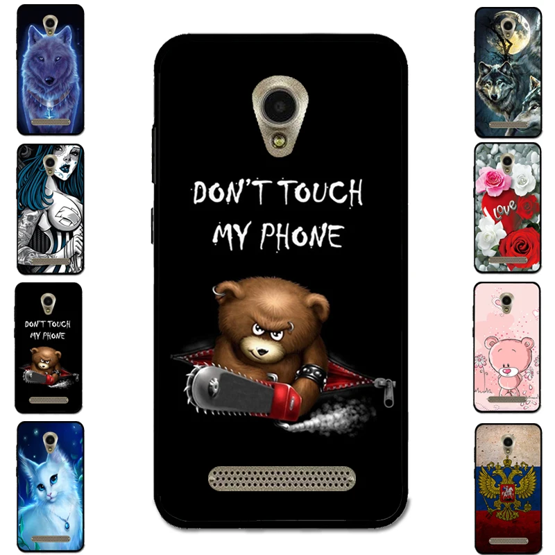 

Don't Touch Individuality Bear Cartoon Print Case Cover for Prestigio Wize Y3 PSP3406DUO YA3 PSP3416 TPU Cases