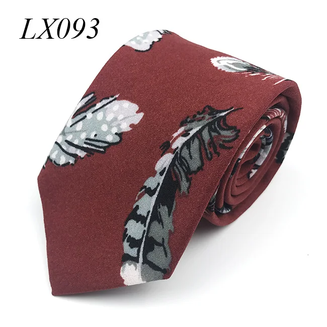 Новое поступление красочные печати полиэстер Chiffion мужской галстук ручной работы - Цвет: 22