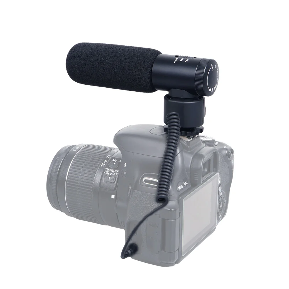 CoMica CVM-V20 On Camera Video Microphone Double