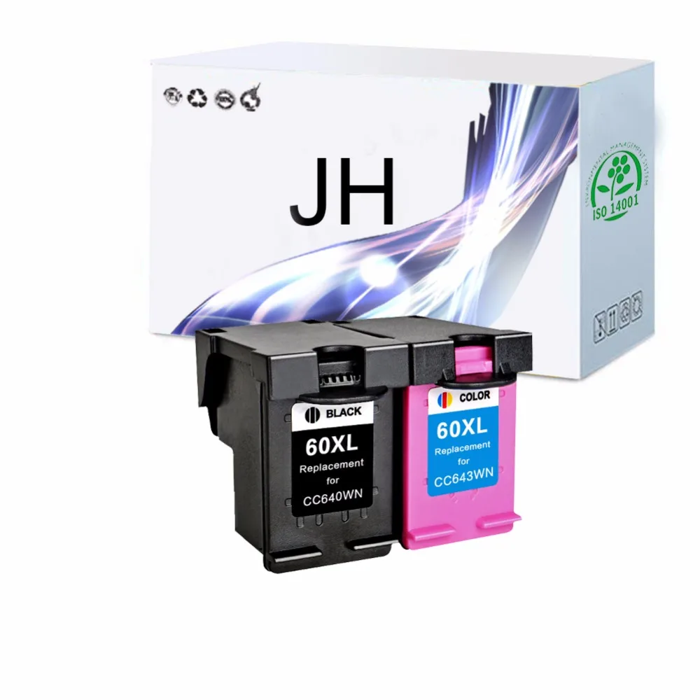JH Compatible HP 60 XL ink cartridge for Deskjet F2480 F2420 F4480 F4580 F4280 D2660 D2530 D2560 PhotoSmart C4680 printer | Компьютеры и