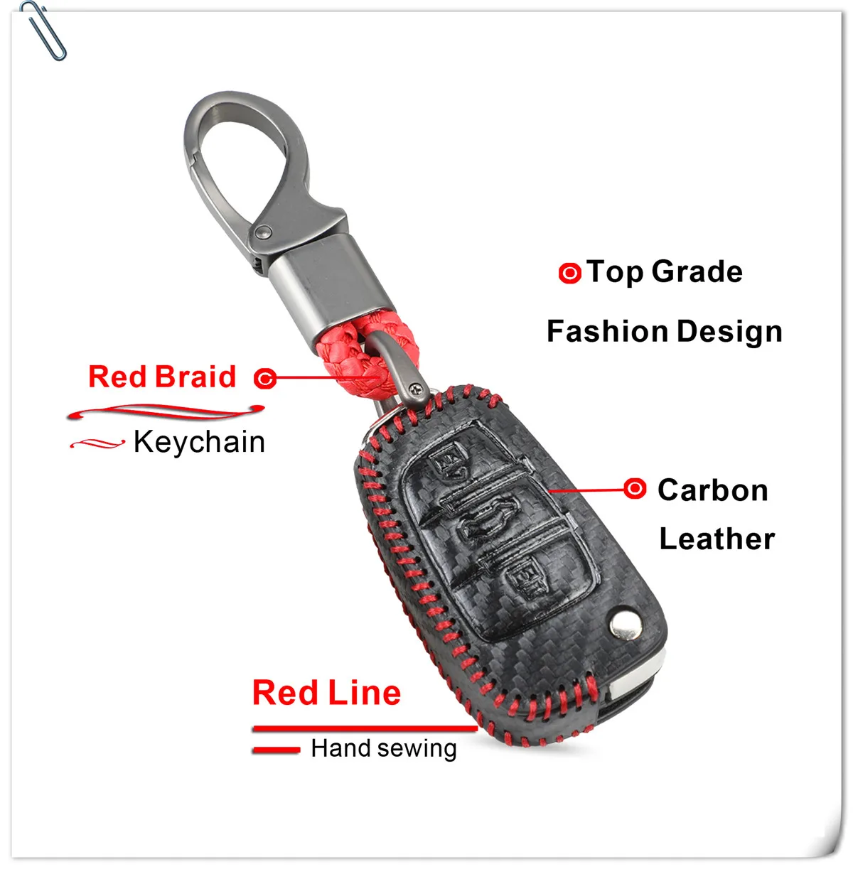 Keyforkess Carbon Car Styling custodia protettiva per chiave in pelle morbida per Audi C6 A7 A8 R8 A1 A3 A4 A5 Q7 A6 C5 supporto per coperture 9 Keyforkess Carbon Car Styling custodia protettiva per chiave in pelle morbida per Audi C6 A7 A8 R8 A1 A3 A4 A5 Q7 A6 C5 supporto per coperture - HTB1LEJqXXY7gK0jSZKzq6yikpXaP