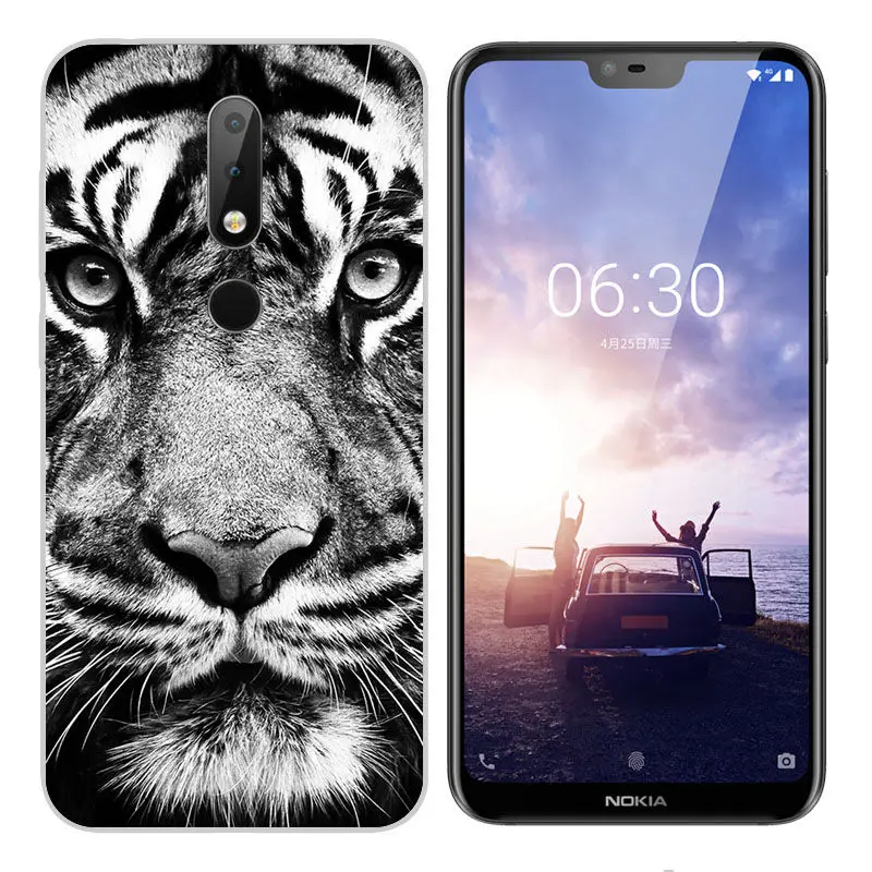 Arvin Cover for Nokia X6 2018 Case Nokia 3.1 6.1 Smart Back Protective Fundas Painted Phone Cover for Nokia 2 3 5 6 7 8 9 Shell (14)