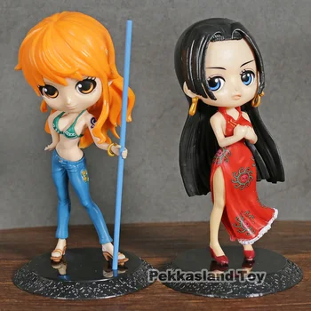 

Original Q Posket Series Characters ONE PIECE Nami Boa Hancock Pvc ABS action figure collection toy doll