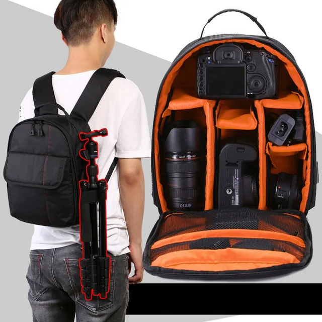 DSLR Camera Bag Outdoor Small Camera Video Backpack Multi functional