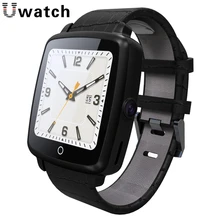 Original Uwatch U11C Smartwatch Leather Strap Support Nano SIM TF Card Bluetooth Connected Smart Watch for