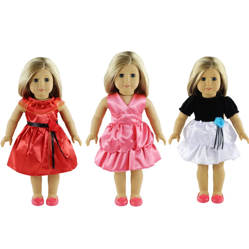3pcs Doll Clothes Set Fits 18 inch American Girl Doll, Our Generation