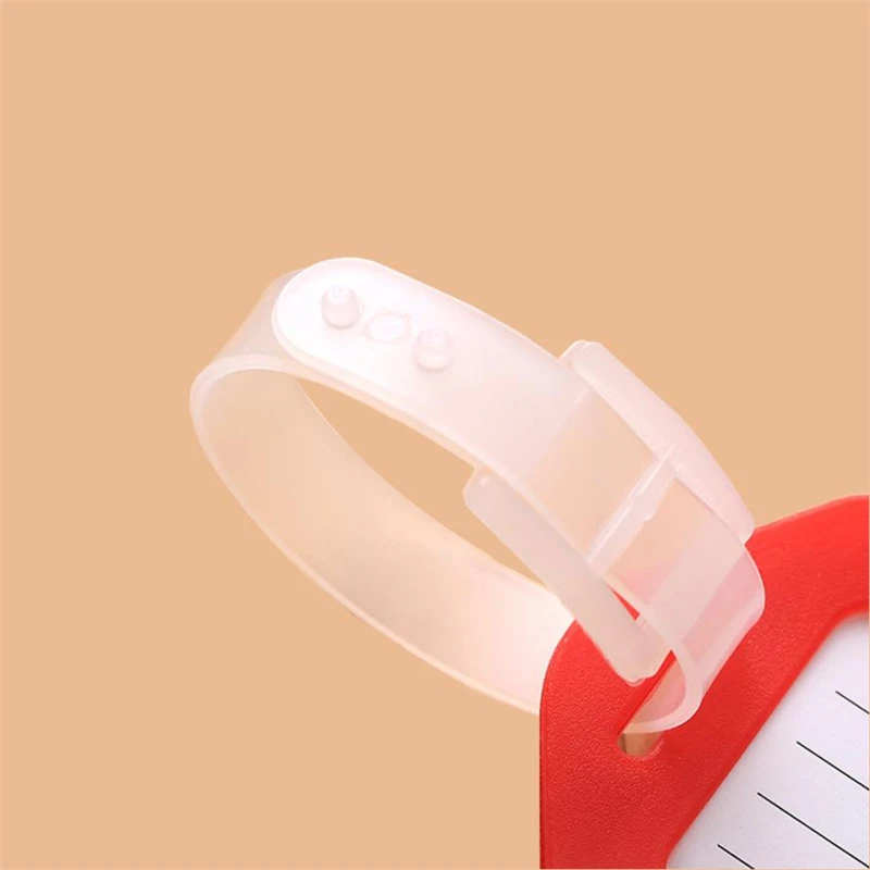 New Creative Travel Luggage Bag Tag Name Address ID Label Plastic Suitcase Baggage Tags Wear-resistant hot sale Easy To UseC022801