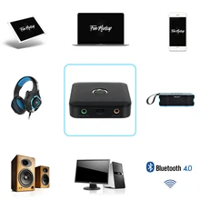 Bluetooth 4,0 беспроводной Bluetooth приемник 3,5 мм вспомогательный приемник аудио стерео музыкальный приемник Bluetooth аудио адаптер