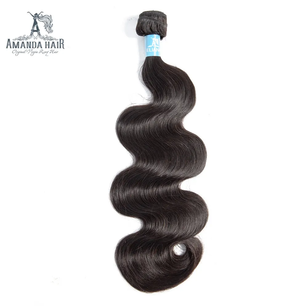 Аманда дважды нарисованные бразильские девственные волосы волнистые волосы для наращивания 3/4 пучков человеческих волос волнистые волосы для наращивания