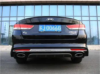 

1PCS Rear Bumper Protector Guard Lid Molding Cover Trim For 16-18 KIA K5 Optima 1.6T 2.0T 2016 2017 2018 Free shipping