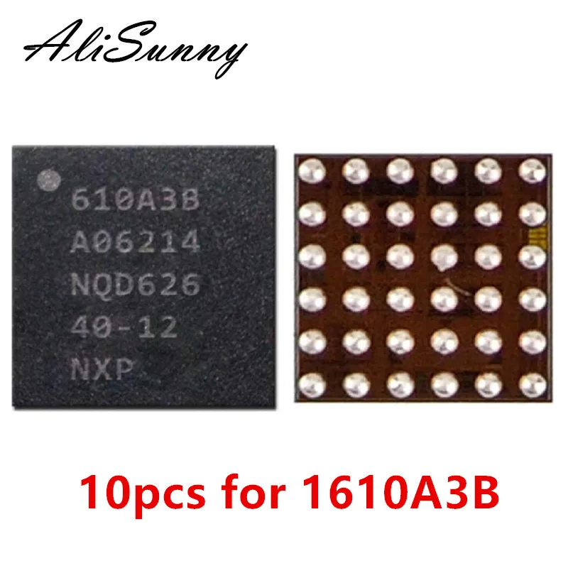 

AliSunny 10pcs U2 Charging iC for iPhone 7 Plus 7P 7G Charger ic 1610A3B Chip U4001 36Pin on Board Ball 610A3B Repair Parts