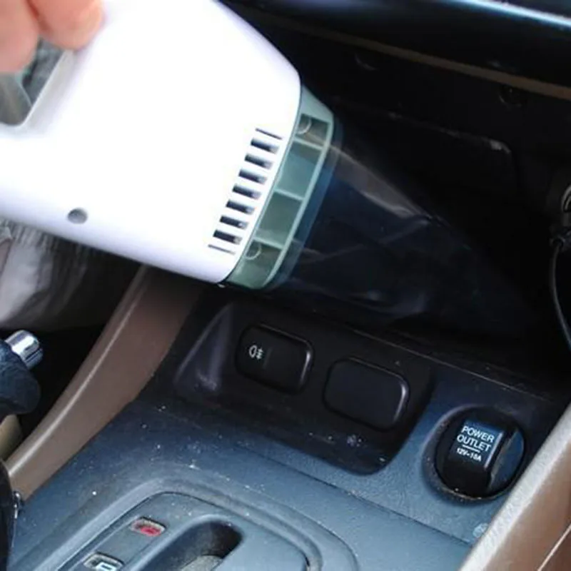 

Car Vacuum Cleaner ABS 60W Portable Mini Durable Handheld Wet Dry Dual Use Super Suction NR-shipping