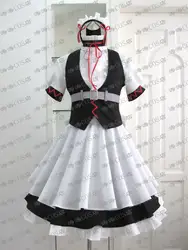 Аниме! Steins Gate Ferris Nyannyan черно-белый костюм косплей-костюм горничной бесплатная доставка