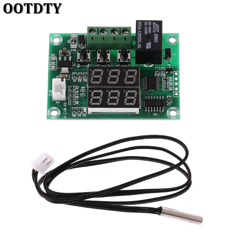

High Quality XH-W1219 DC 12V Thermostat Temperature Controller Switch Dual LED Digital Display + Waterproof NTC Sensor Module