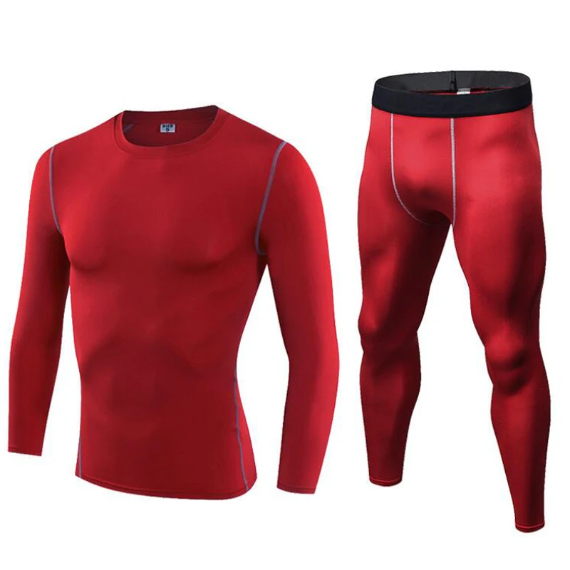 Nieuwe thermisch ondergoed mannen ondergoed sets compressie sportkleding  Zweet fleece sneldrogend thermo ondergoed mannen fitness kleding -  AliExpress