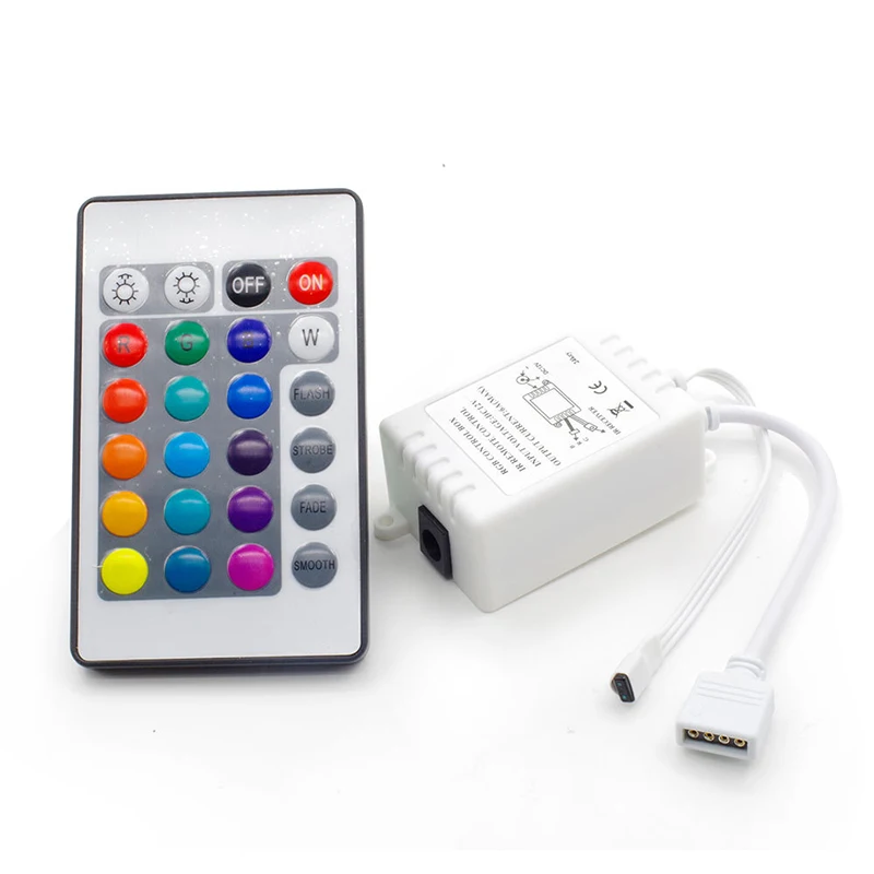 

24key IR Remote Controller DC 12V 6A 3channel Controller For RGB LED Strip Light