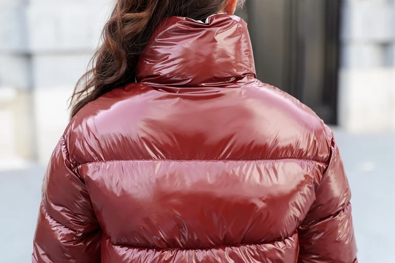 BJCJWF новые женские весенние куртки Осенние теплые хлопковые пальто со стоячим воротником Модные женские парки женский зимний пуховик стеганая куртка