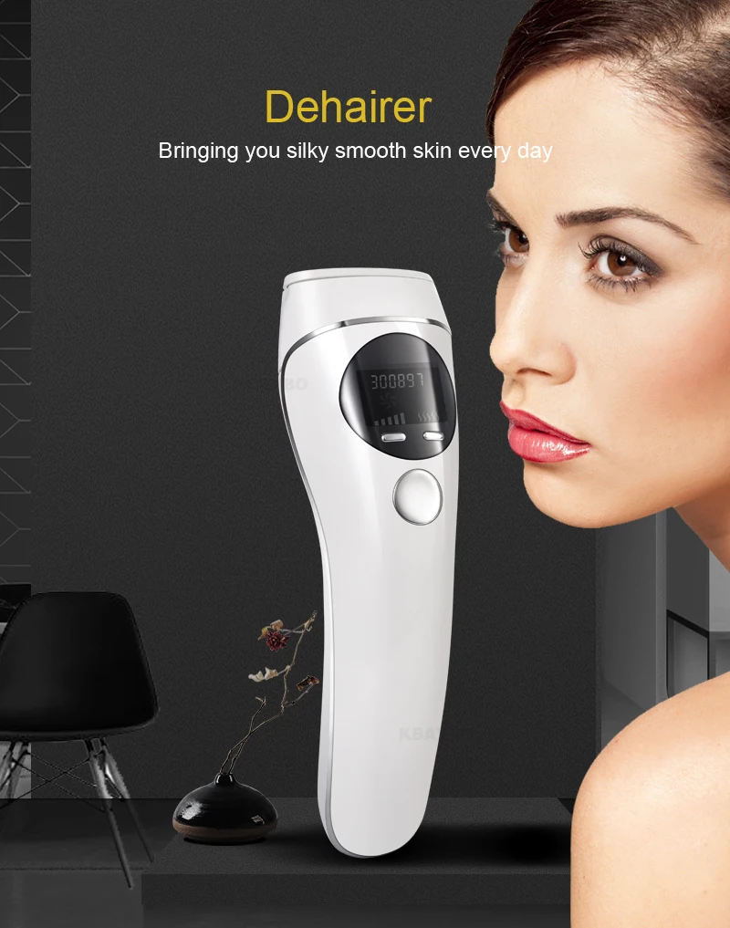 Removedor de Cabelo a Laser Cuidados com a Pele Depilador Permanente Display Máquina Indolor Rosto Corpo Ferramenta Verão 2019 Lcd 7 permanente display lcd máquina indolor depilador rosto