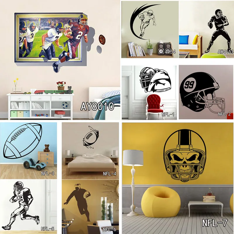 Nfl Wall Art nfl wall stickers promotion-shop for promotional nfl wall stickers Nfl Wall Art nfl wall stickers promotion-shop for promotional nfl wall stickers