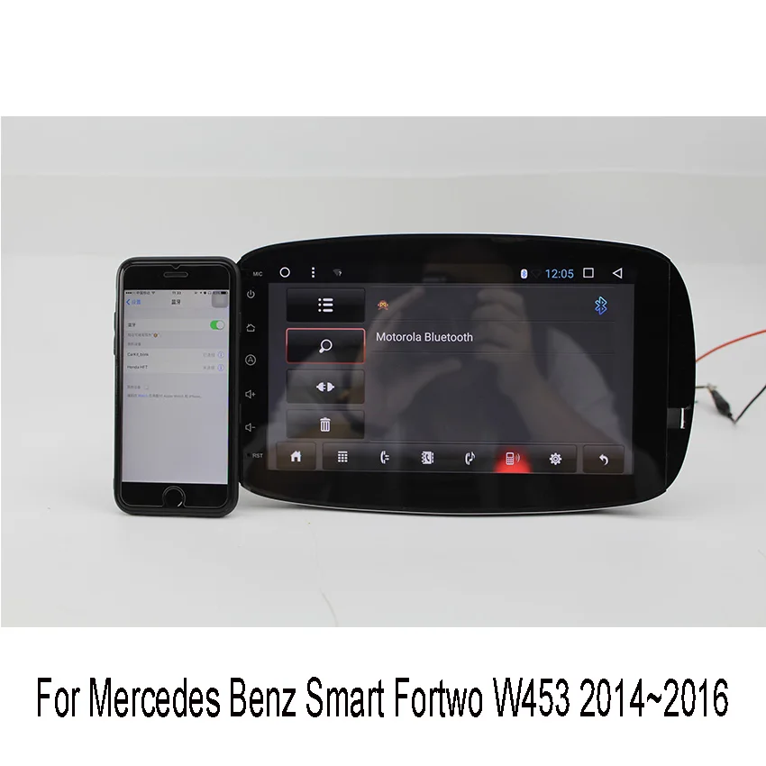 Discount For Mercedes Benz Smart Fortwo W453 Car Android Media Player System Radio Stereo GPS Navigation Multimedia Audio Video 3