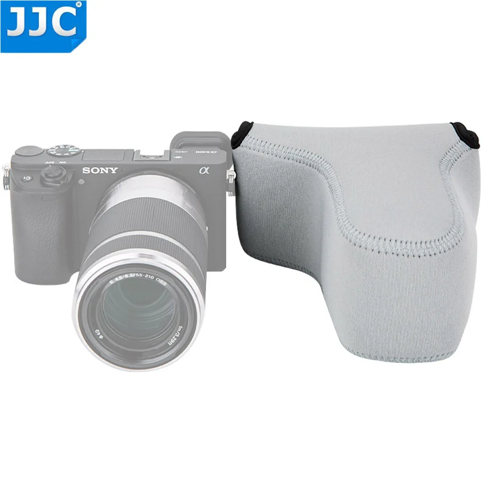 JJC DSLR Камера чехол Мягкая сумка неопреновый чехол для sony A6100 A6600 A6300 Fujifilm X-T10 X-T20 X-T30 Камера+ 55-210 мм объектив