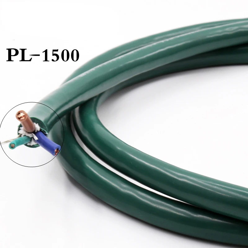 

Free shipping1.5M HiFi cable Amplifier CD player PL-1500 Pure Copper silver plated Power Cable