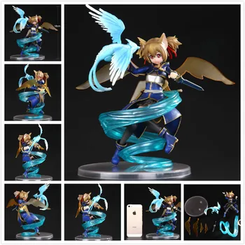

Sword Art Online Sailica 1pcs/set 17cm PVC SAO Action Anime Figure Model Doll Collection Kids Gifts Toys A515