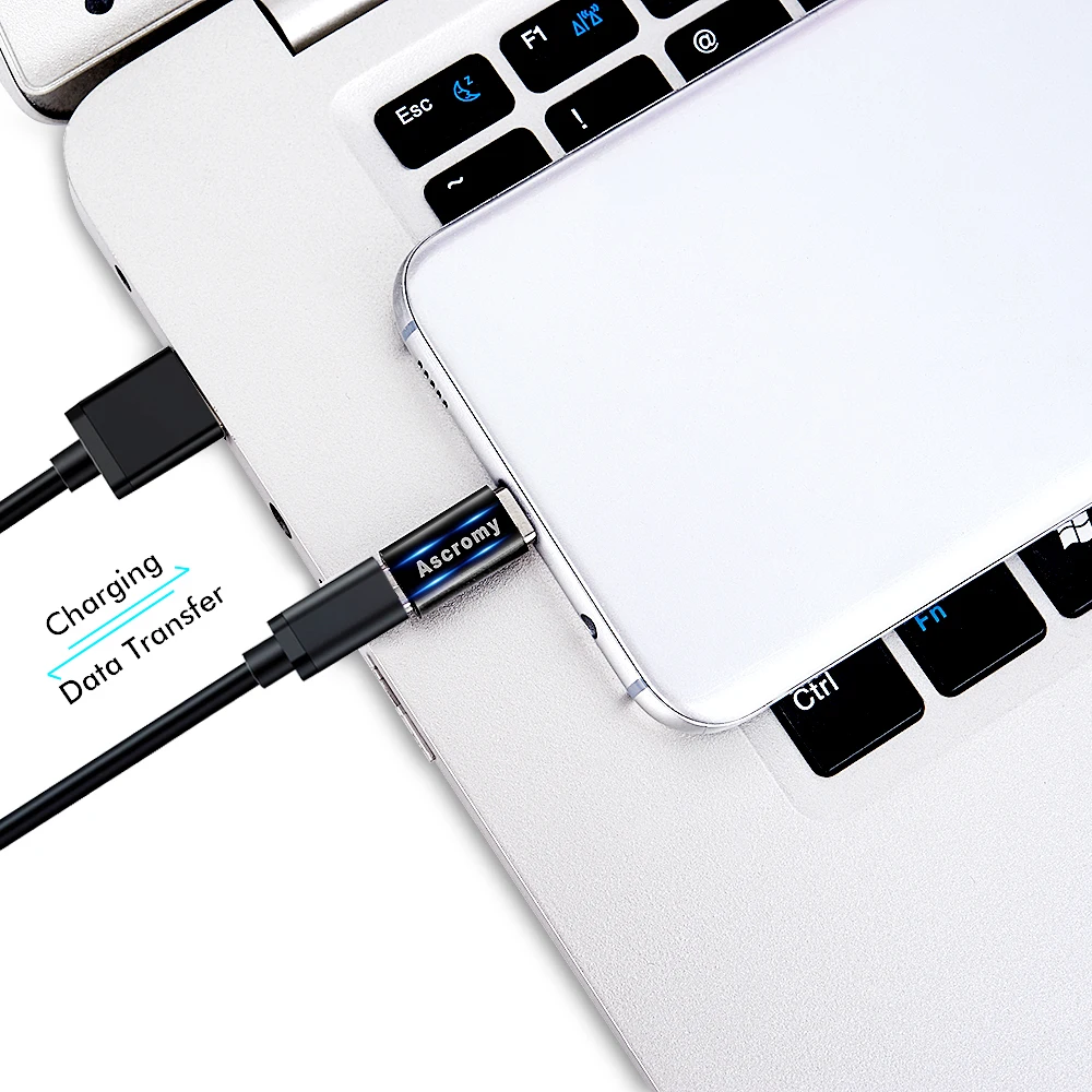 Ascromy 10 шт. USB C к Micro USB зарядное устройство адаптер для нового Apple iPad Pro 11 12,9 дюймов iPadpro type C конвертер USBC зарядка