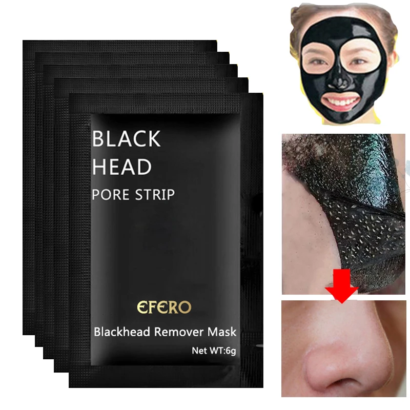 Efero Black Head Remover Mask Black Face Mask Acne Treatments Peel Off Black  Mask From Black Dots Skin Care 3/5/6/10/13packs - Masks - AliExpress