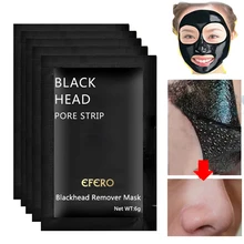 EFERO maschera per la rimozione della testa nera maschera per il viso nera trattamenti per l'acne staccare la maschera nera da punti neri cura della pelle 3/5/6/10/13 confezioni