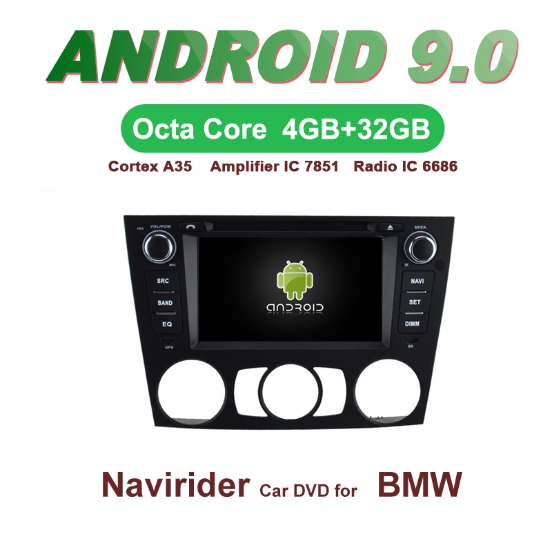 

OTOJETA Car GPS Android 9.0 Radio For BMW E90 E91 E92 E93 DVD Bluetooth Navigation stereo Capacitive screen Support Mirror Link