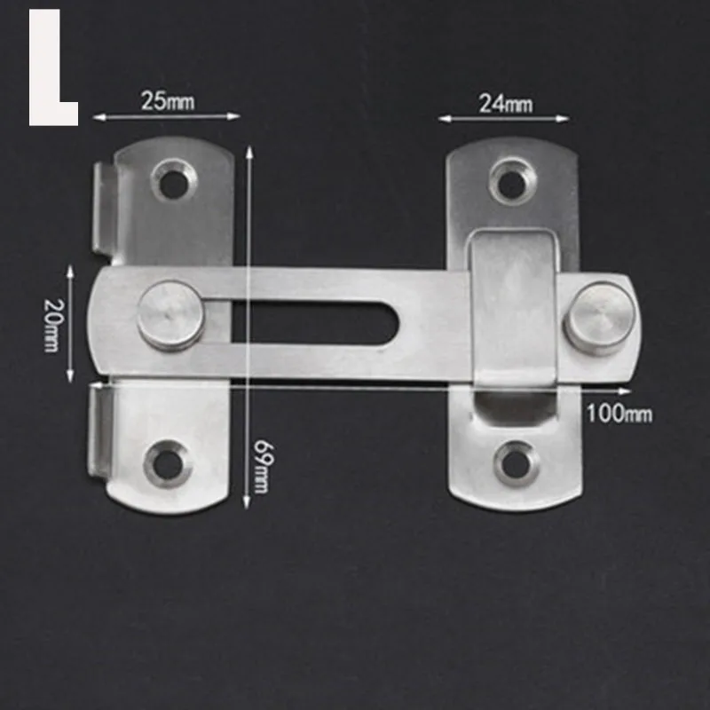 

Hasp Lock Hatch Gate Cabinet Door Clasp Latch Sliding Door For Window Cabinet