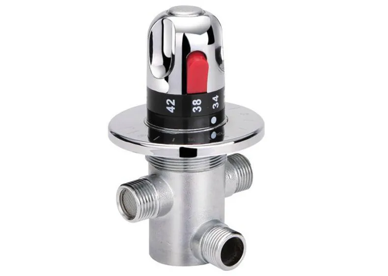 Free-shipping-Brass-Thermostatic-Mixing-Valve-G1-2-Adjust-the-Mixing-Water-Temperature-DN15-thermostatic-valve