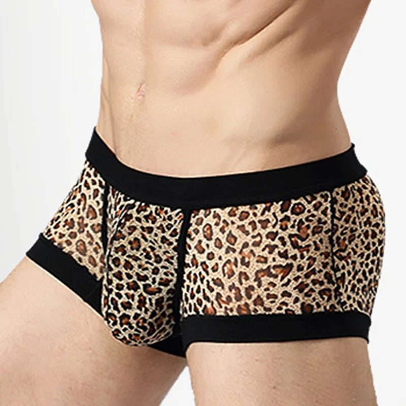 Leopard print mens underwear Clearance