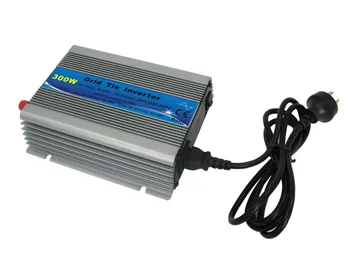 

300W Solar Power Micro Grid Tie Inverter Pure Sine Wave 300WATT On Grid Tie Inverter 22-60VDC to 110V or 220V AC Inverters