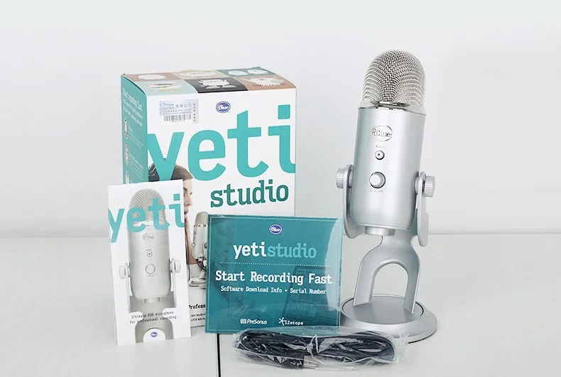 USB конденсаторный микрофон Blue Yeti для прямой трансляции и записи звука с