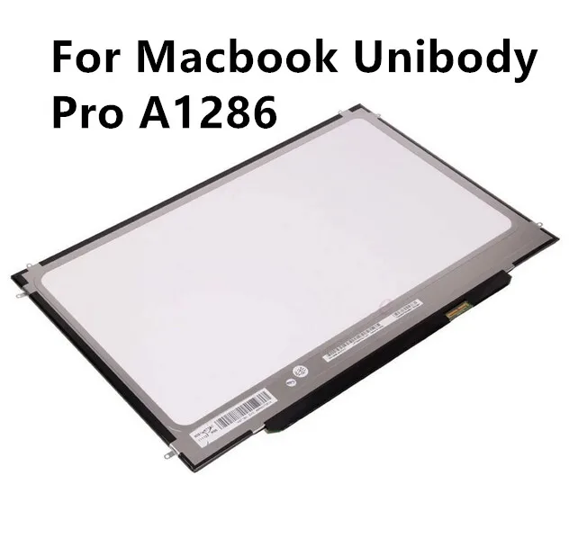 Оригинальный ЖК дисплей A LCD для Apple Macbook Pro 15 дюймов A1286 с глянцевой строчкой 1440*900 40