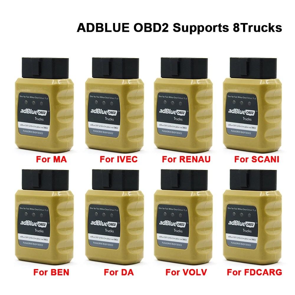AdblueOBD2 сканер для RE/IVECO/DAF Adblue Эмулятор NOX/DEF через OBD OBD2 диагностический интерфейс для Renault Truck AdBlue OBD2