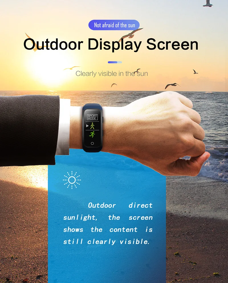 VERYFiTEK V7 Plus GPS Smart Band Color Screen Fitness Bracelet Heart Rate Monitor IP68 Waterproof Pedometer Smart Wristband (5)
