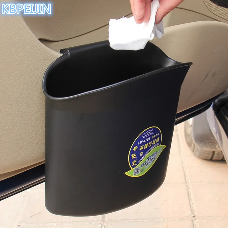 HO Car Trash Can Garbage Bin Car Door Storage Stowing Tidying for