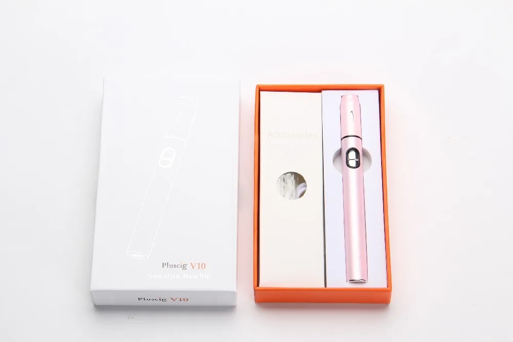 SMY Pluscig V10 Heating Stick Kit 900mAh Heat Rod Electronic cigarette iCOS compatible machine 2pcs Pink SMY Pluscig V10 Heating Stick Kit 900mAh Heat Rod Electronic cigarette iCOS compatible machine 2pcs Pink