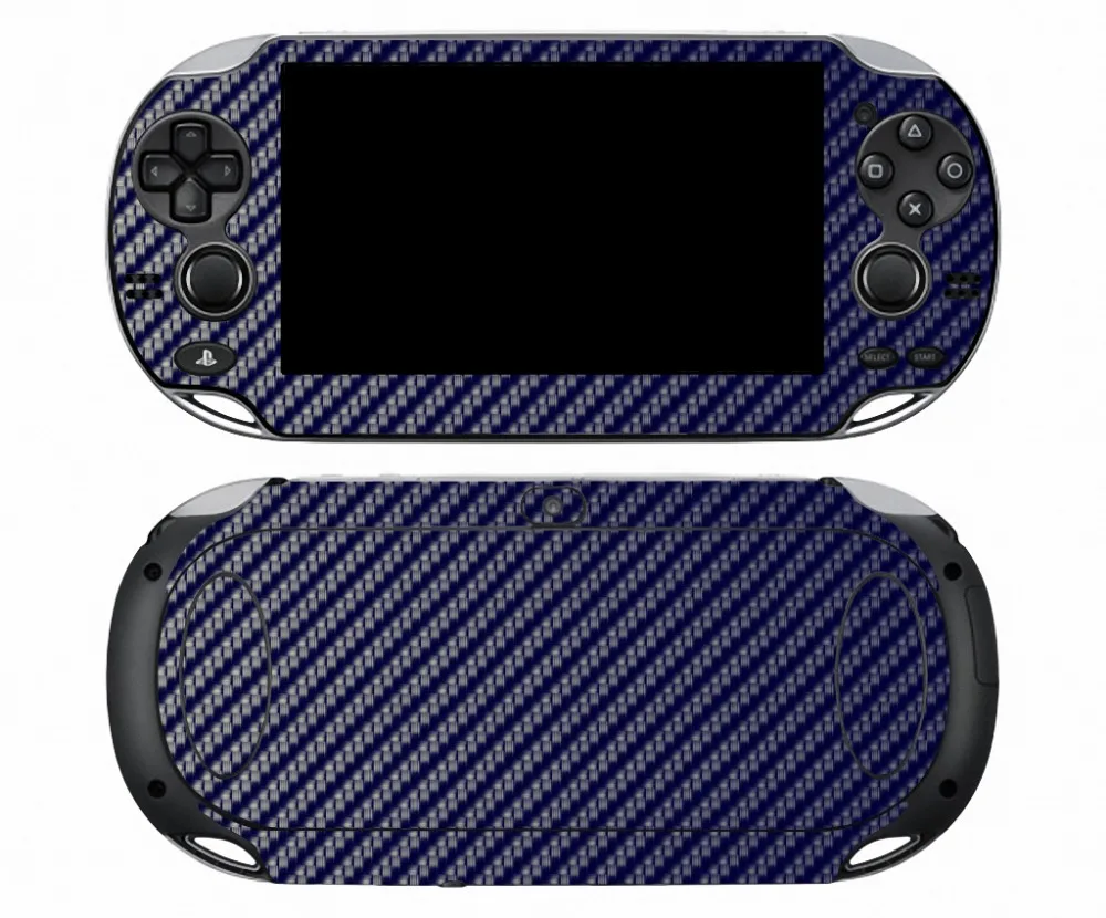 Синяя виниловая наклейка из углеродного волокна для sony PS vita psv ita psv 1000 skins sticker s для psv 1000