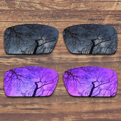 Black and Purple ToughAsNails Замена поляризованных линз для Oakley Gascan, солнцезащитные очки-несколько вариантов - Цвет линз: Black and Purple