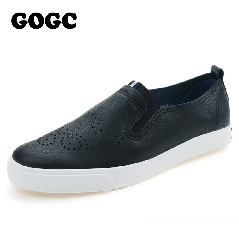 

Shoes Women 2018 Black And White Flat Casual Woman Shoes Spring Designer Shoes Ladies Luxury Fashion 2018 Slip On Leather Shoes