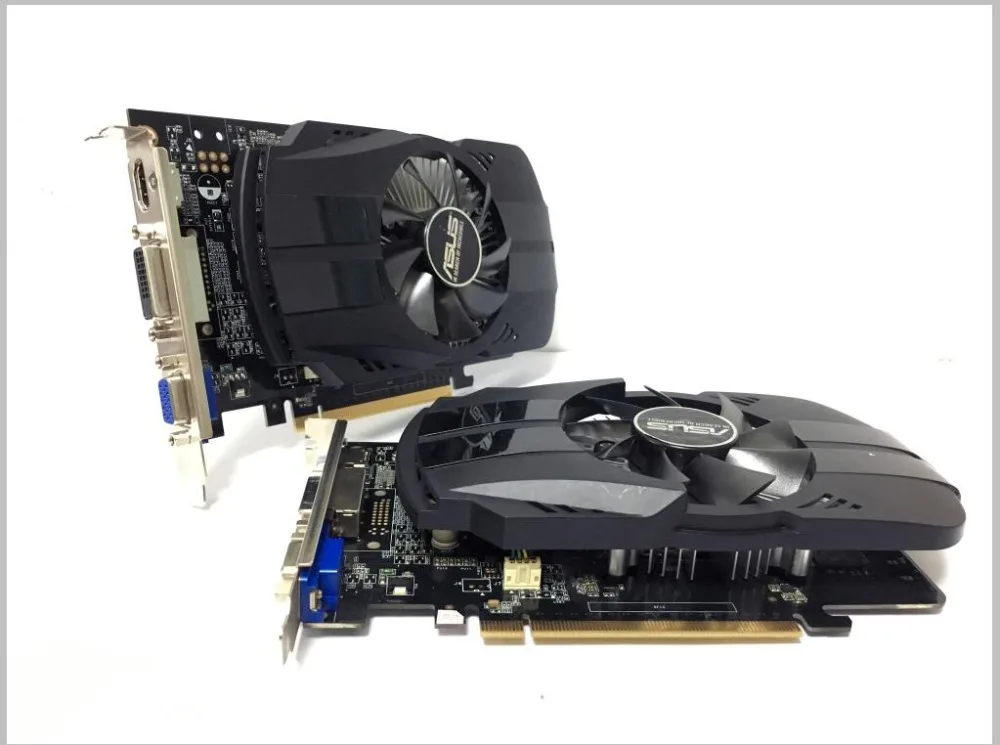 Asus GTX 750 FML 2GB GTX750 2G D5 DDR5 128 бит ПК настольные графические карты PCI Express 3 0