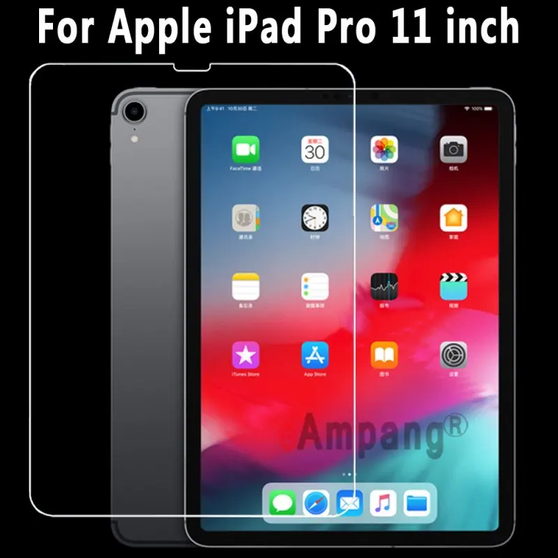 Закаленное Стекло-цифровой преобразователь для iPad 2/3/4 Air 1/Air 2/Pro 9,7 11 10,5 9,7 Pro 12,9 10,2 Мини-Платье на возраст 2, 3, 4, 5, Экран протектор - Цвет: For Pro 11 inch 2018