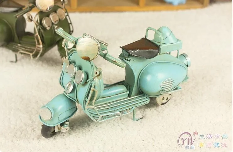 Украшения для дома, фигурки из металла, винтажные классические модели мотоциклов