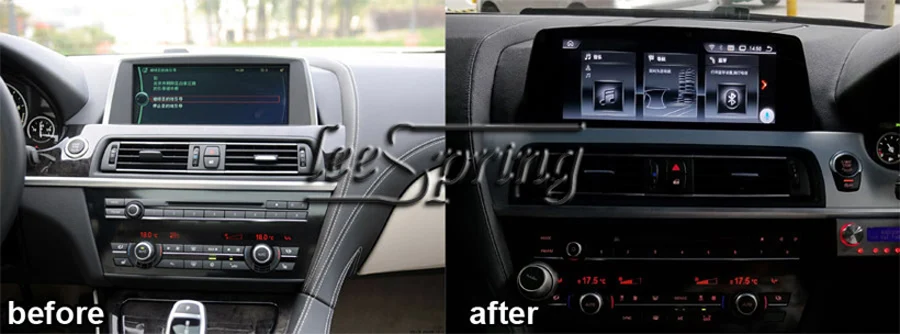 Excellent 10.25 inch IPS Screen Android 9.0 Car GPS Navigation for BMW 6 Series E63 E64 2010-2017 4