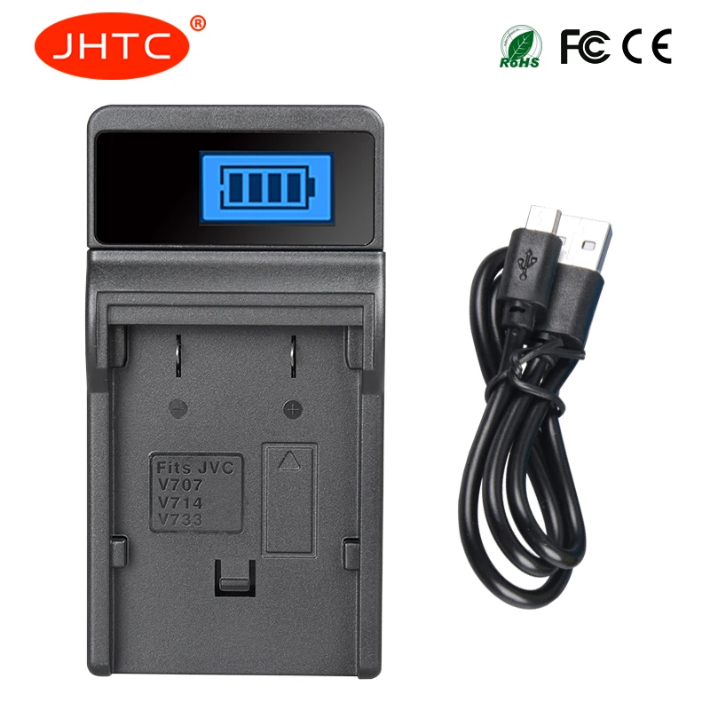 Зарядное устройство для аккумуляторов JHTC зарядки VF707 BNVF707 JVC BN VF707U MG77 MG505 зарядное
